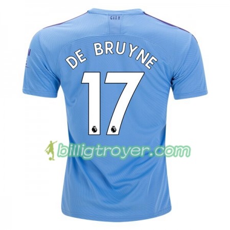 Billige Fotballdrakter Manchester City De Bruyne 17 Hjemmedraktsett 2019/20 Kortermet